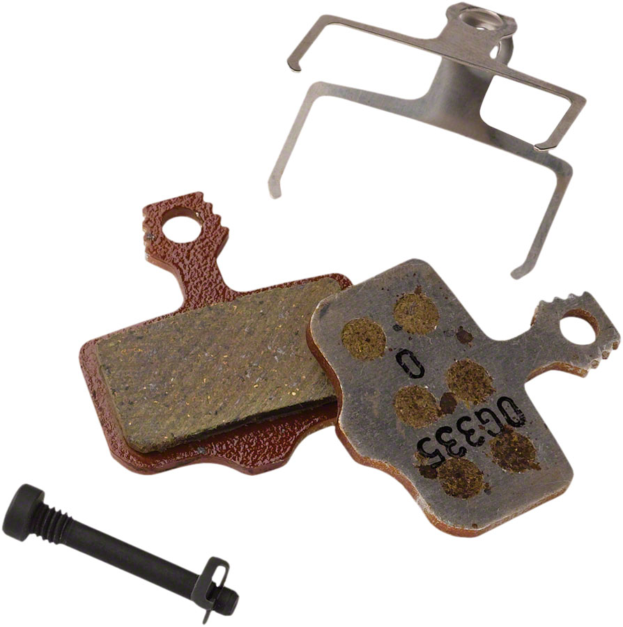 SRAM Disc Brake Pads - Organic Compound, Aluminum Backed, Quiet/Light, For Level, Elixir, and 2-Piece Road 