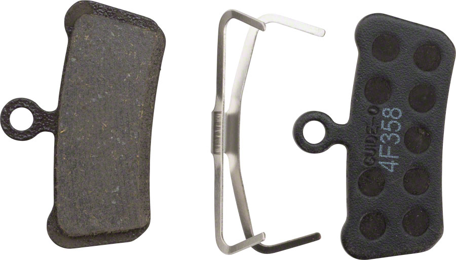 SRAM Disc Brake Pads - Organic Compound, Steel Backed, Quiet, For Trail, Guide, and G2