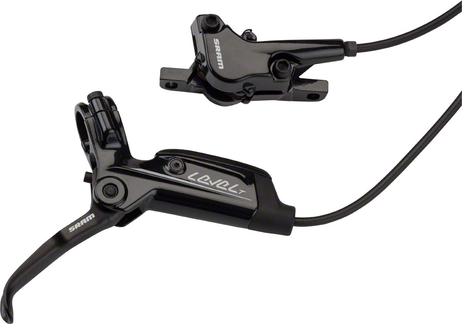 SRAM Level T Disc Brake and Lever - Front, Hydraulic, Post Mount, Black, A1 