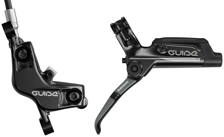 SRAM Guide T Disc Brake and Lever - Front, Hydraulic, Post Mount, Black, A1 