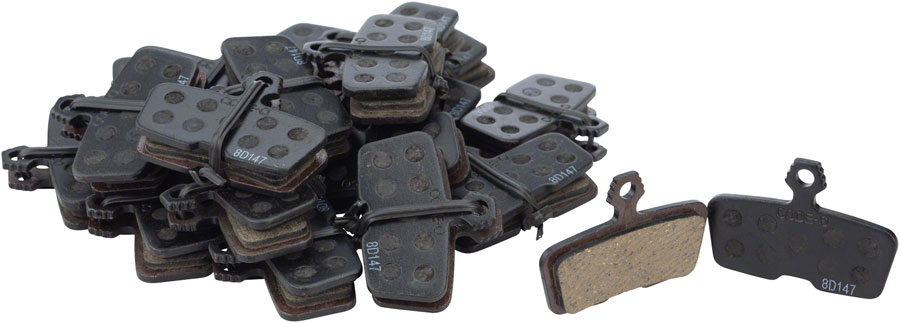 SRAM Disc Brake Pads - Organic Compound, Steel Backed, Quiet, For Code/Code R/Code RSC/Guide RE, Bulk Box of 20 