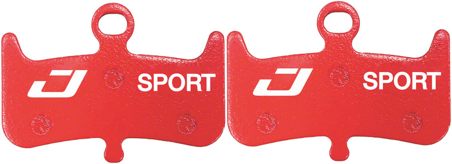 Jagwire Mountain Sport Disc Brake Pads - Semi-Metallic, Steel Backed, Fits Hayes Dominion A4 