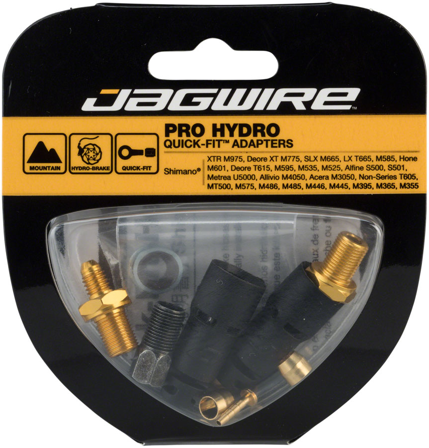 Jagwire Pro Disc Brake Hydraulic Hose QuickFit Adapters for Shimano