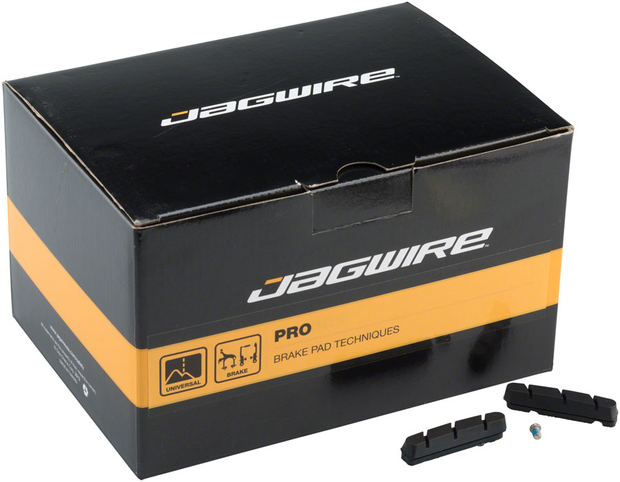 Jagwire Road Pro S Brake Pad Inserts SRAM/Shimano Box of 50 Pairs, Black 