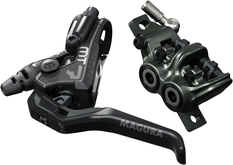 Magura MT7 HCW Disc Brake and Lever - Front or Rear, Hydraulic, Post Mount, Black/Gray 