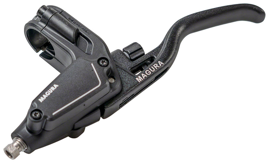 Magura MT C ABS Disc Brake Master Cylinder and Lever Assembly - 2-Finger, Left, Aluminum Blade, Black 