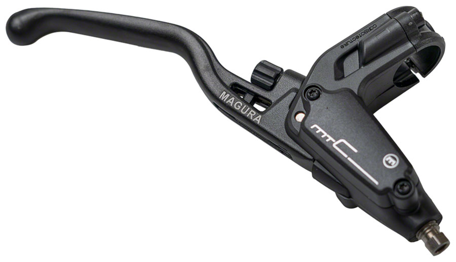 Magura MT C ABS Disc Brake Master Cylinder and Lever Assembly - 3-Finger, Right, Aluminum Blade, Black 