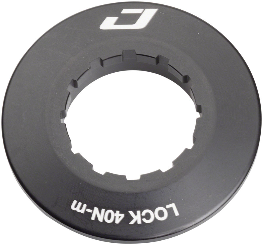 Jagwire Center Lock Disc Brake Rotor Lock Ring for 9-12mm Axles, Alloy, Black 