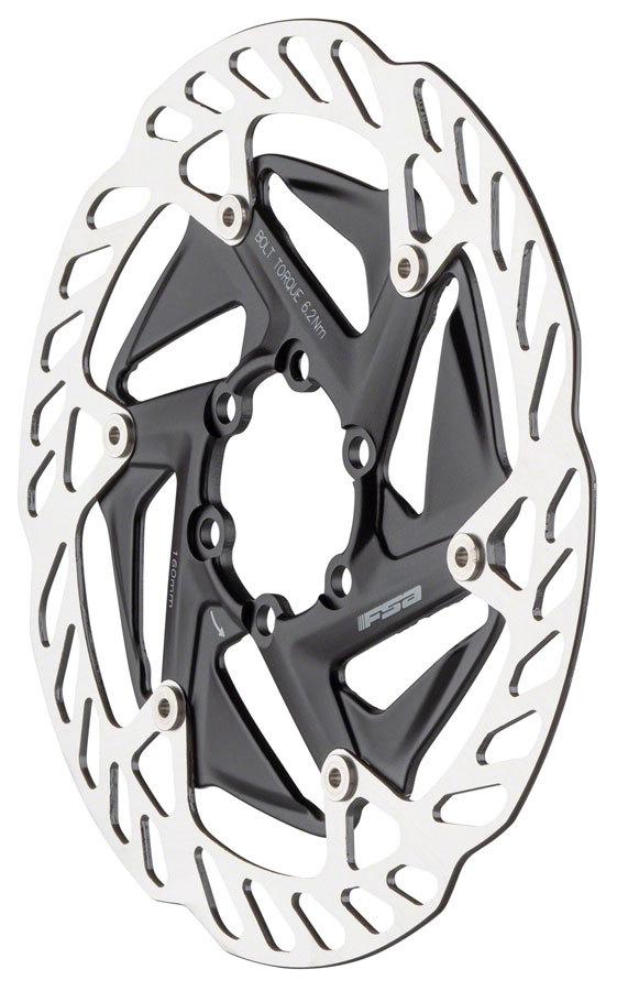 Full Speed Ahead K-Force WE Disc Brake Rotor - 160mm, 6-Bolt, Silver 