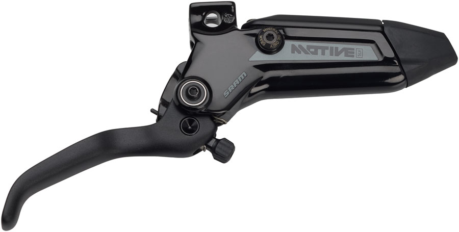 SRAM Motive Silver Disc Brake Lever Assembly - Aluminum Lever Blade, Gloss Biack, A1+