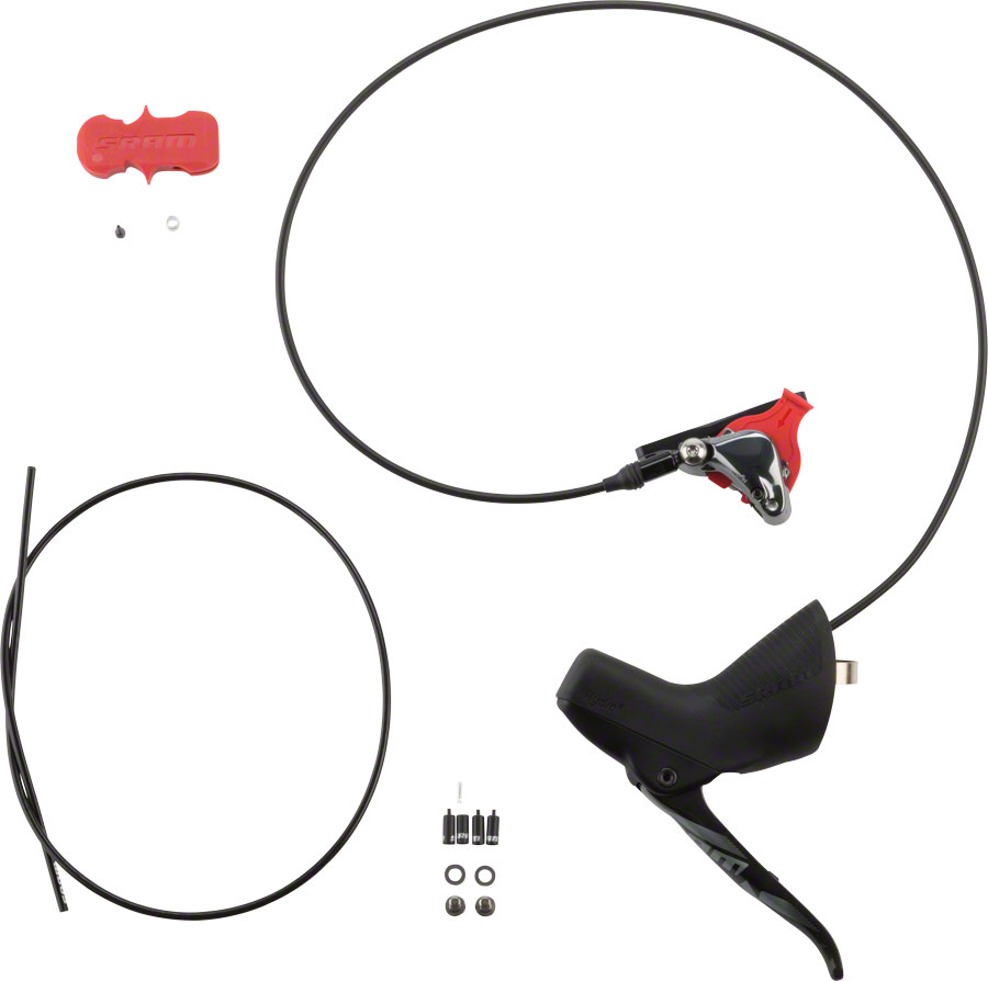 SRAM Force 1 Left Hydraulic Brake Lever with Force Disc Brake Caliper, 950mm Hose, Flat Mount 