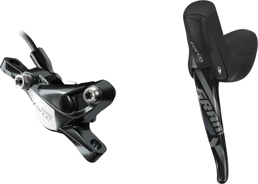 SRAM Force 1 Disc Brake and Lever - Front, Hydraulic, Post Mount, Black, A1 