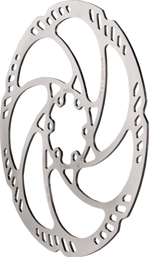 Magura Storm HC Disc Brake Rotor - 180mm, 6-Bolt, Silver 