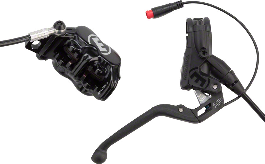 Magura MT5e eBike Disc Brake and Lever - Front or Rear, Hydraulic, Post Mount, Black 