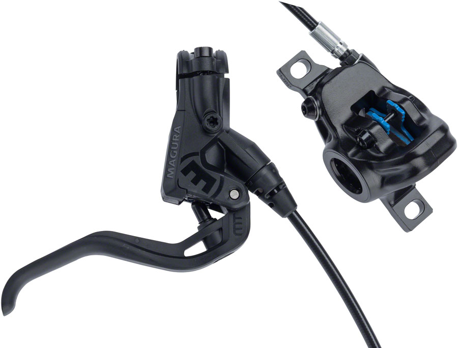 Magura MT Sport Disc Brake and Lever - Front or Rear, Hydraulic, Post Mount, Black 