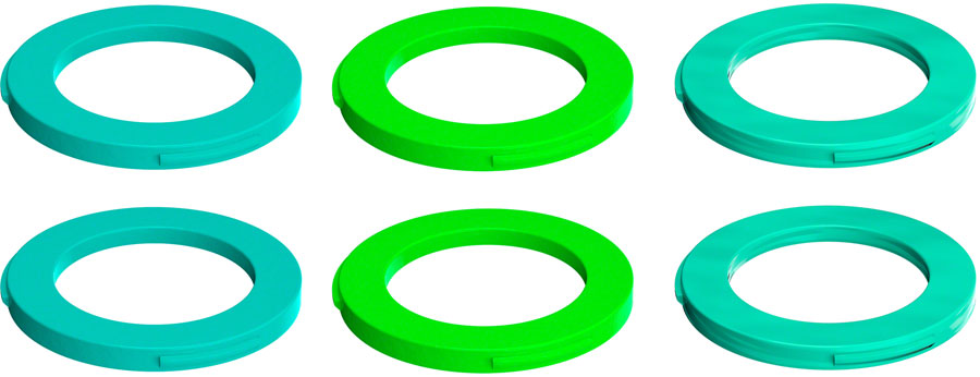 Magura 2-Piston Caliper Colored Cover Kit for one Caliper, Neon Green, Cyan, Mint 