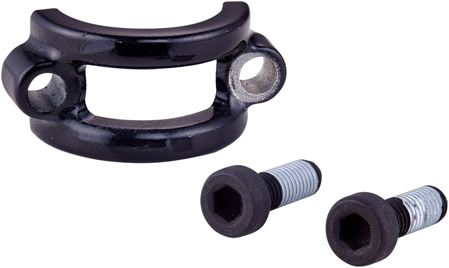 Avid Brake Lever Split Clamp Kit with Bolts - For Elixir 5, Elixir 3, DB 3, DB 1, Level T, and Guide T, Steel Hardware, Black 