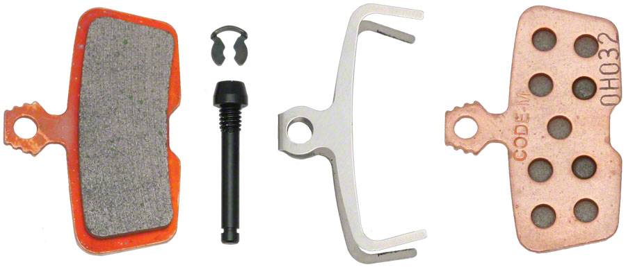 SRAM Disc Brake Pads - Sintered Compound, Steel Backed, Powerful, For Code/Code R/Code RSC/Guide RE 