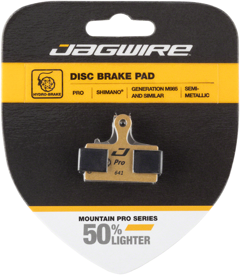 Jagwire Pro Semi-Metallic Disc Brake Pads - For Shimano S700, M615, M6000, M785, M8000, M666, M675, M7000, M9000, M9020, M985, M987 