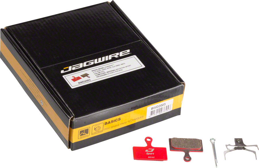 Jagwire Sport Semi-Metallic Disc Brake Pad - Bulk Box, Shimano S700, M615, M6000, M785, M8000, M666, M675, M7000, M9000, M9020, M985, M987 