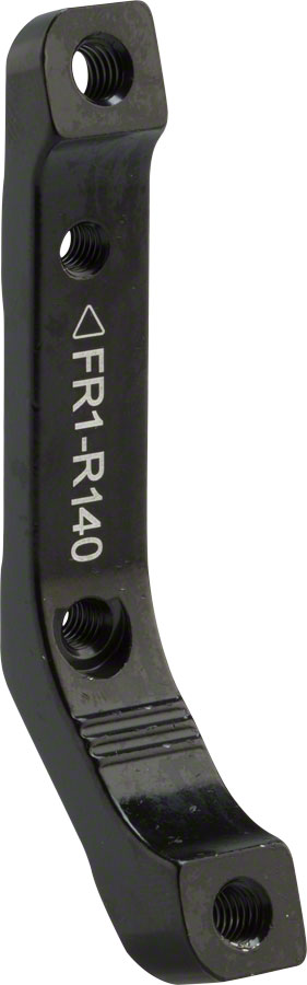 TRP FR1 Disc Brake Adapter - Rear, Flat Mount Frame to Post Mount Caliper, For 140mm Rotors, Includes two M5x32mm Bolts 