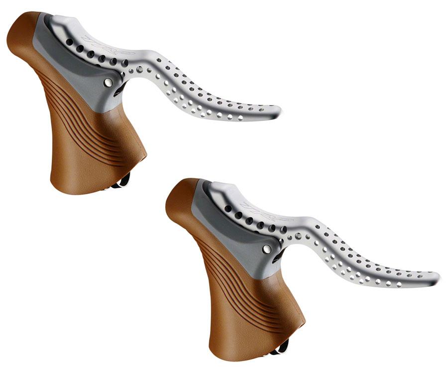 TRP RRL-SR Ultralight Non-Integrated Brake Lever - Pair, Gum/Silver 