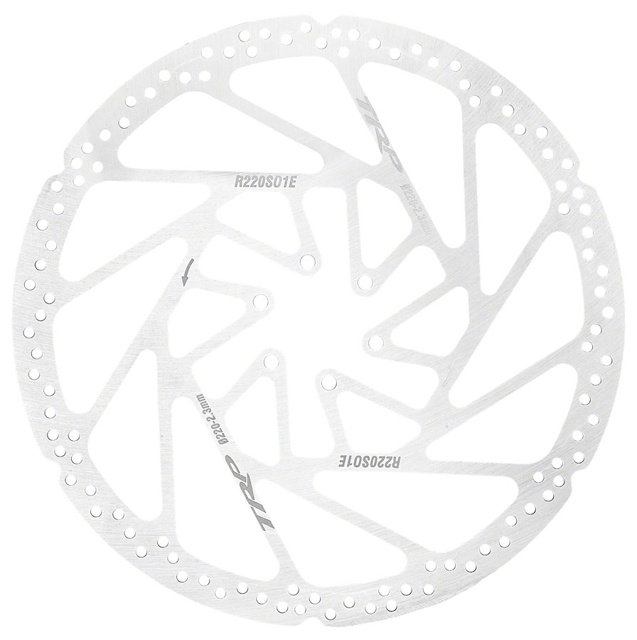 TRP R1 Disc Brake Rotor - 220mm, 6-Bolt, 2.3mm, Rust Blocker Treatment, Silver 
