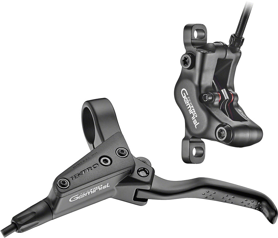 Tektro HD-M535 Disc Brake and Lever - Front, Hydraulic, Post Mount, Black 