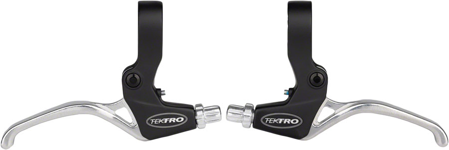 Tektro TS325 Linear Pull Brake Lever Set - Black/Silver
