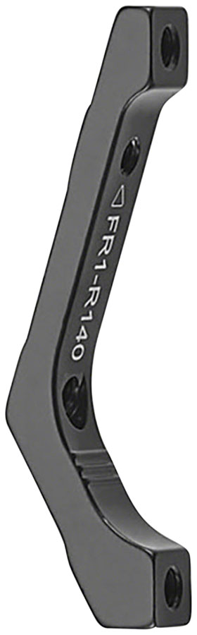 TRP FR1 Disc Brake Adaptor - Rear, Flat Mount Frame to Post Mount, For 140mm Rotors, Includes Two M5x17mm Bolts 