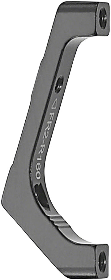 TRP FR2 Disc Brake Adaptor - Rear, Flat Mount Frame to Post Mount, For 160mm Rotors, Includes Two M5x17mm Bolts 