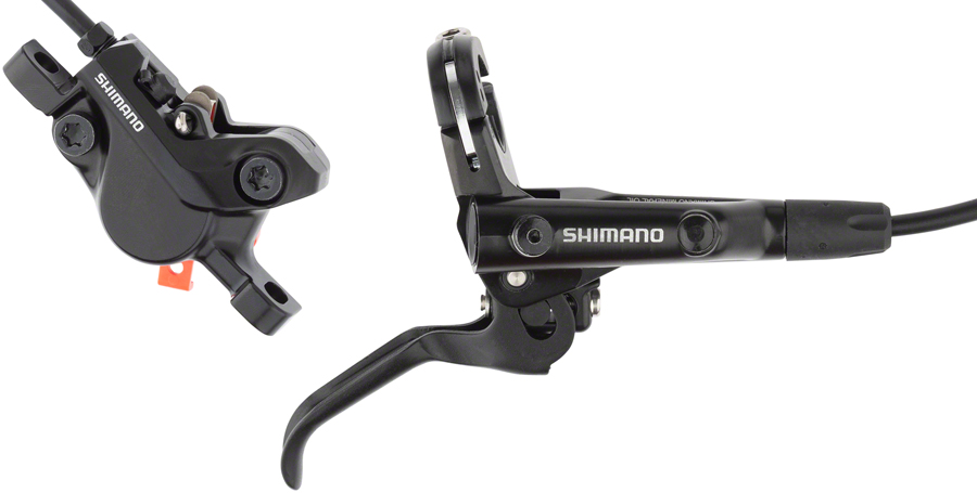 Shimano BR-MT500 Disc Brake and BL-MT501 Lever - Rear, Hydraulic, 2-Piston, Post Mount, Black 