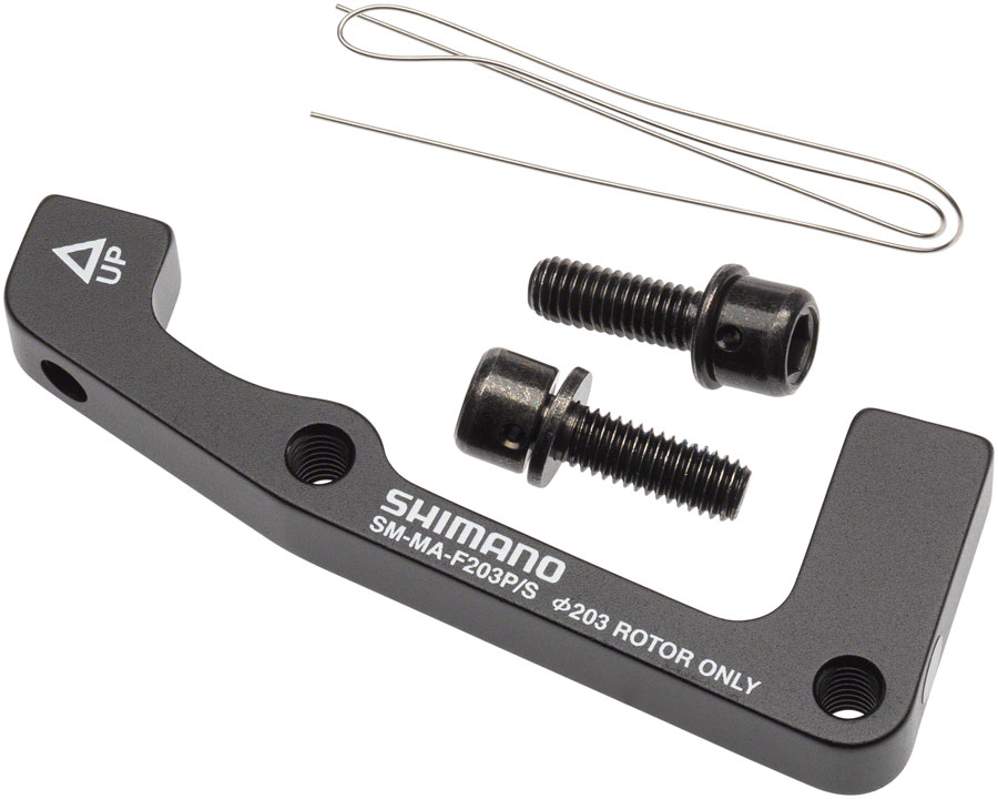 Shimano F203P/S Disc Brake Adaptor for 203mm Rotor, 74mm Caliper, 51mm Fork 