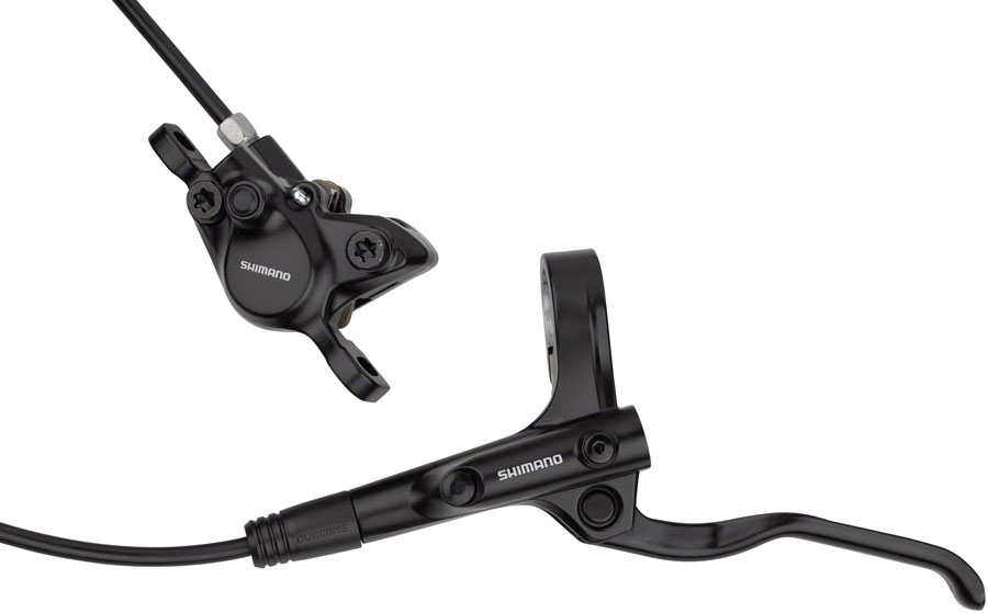 Shimano Alivio BL-MT200/BR-MT200 Disc Brake and Lever - Front, Hydraulic, Post Mount, Resin Pads, Black 