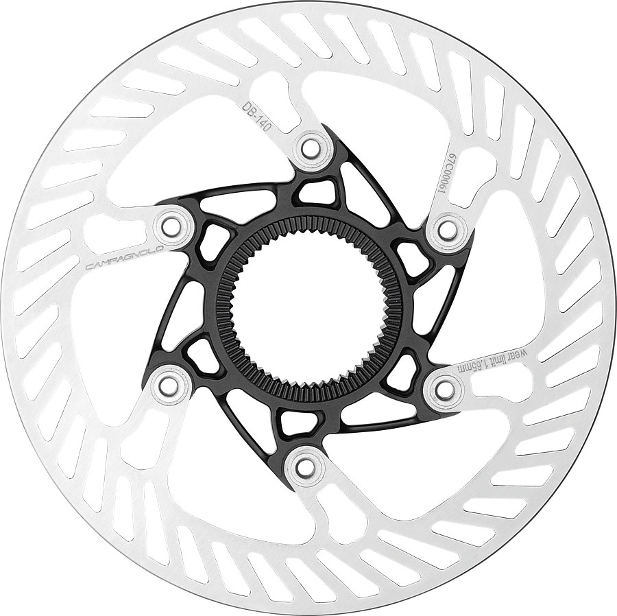 Campagnolo 03 Disc Brake Rotor - 140mm, Center Lock, Silver/Black