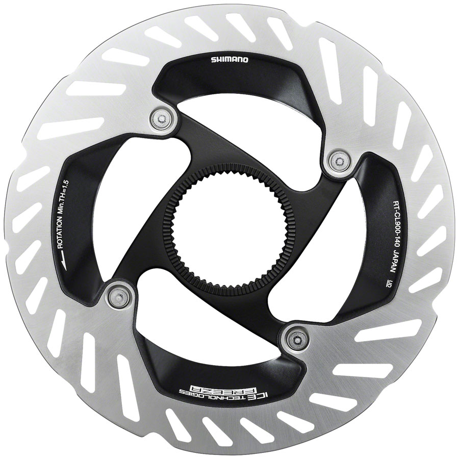 Shimano RT-CL900 SS Disc Brake Rotor - 140mm, Centerlock, Lockring Included 