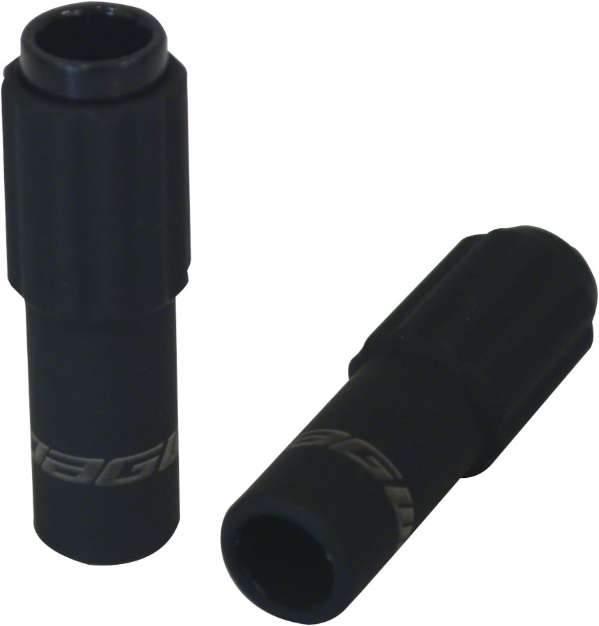 Jagwire Sport 4mm Mini Inline Cable Tension Adjusters Pair, Black 