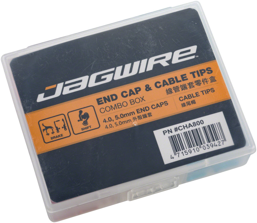 thumbnail image 2 of Jagwire Alloy 4mm Shift Cable End Caps – 10 Pack, Black, Fits Shimano & Universal Bikes 2 of 4