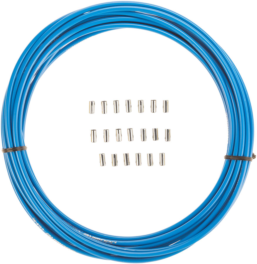 Jagwire 5mm Sport Brake Housing with Slick-Lube Liner 10M Roll, Blue 