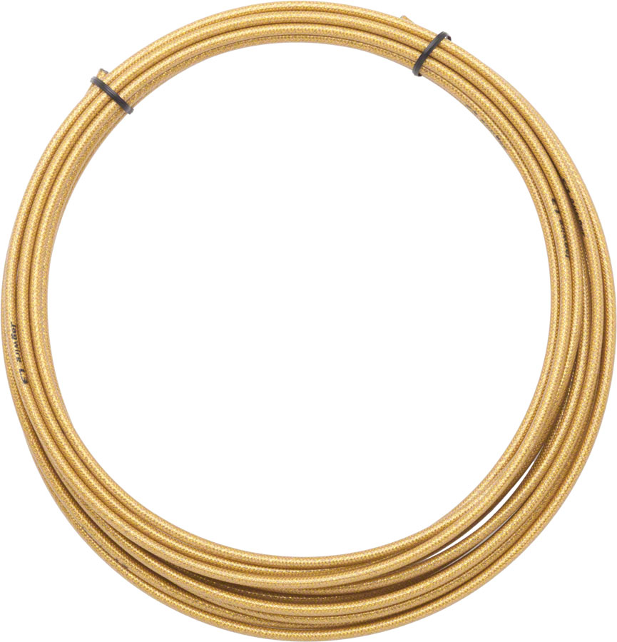 Jagwire 5mm Sport Brake Housing with Slick-Lube Liner 10M Roll, Gold Medal 