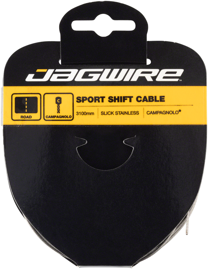 Jagwire Sport Shift Cable - 1.1 x 3100mm, Slick Stainless Steel, For Campagnolo Tandem 