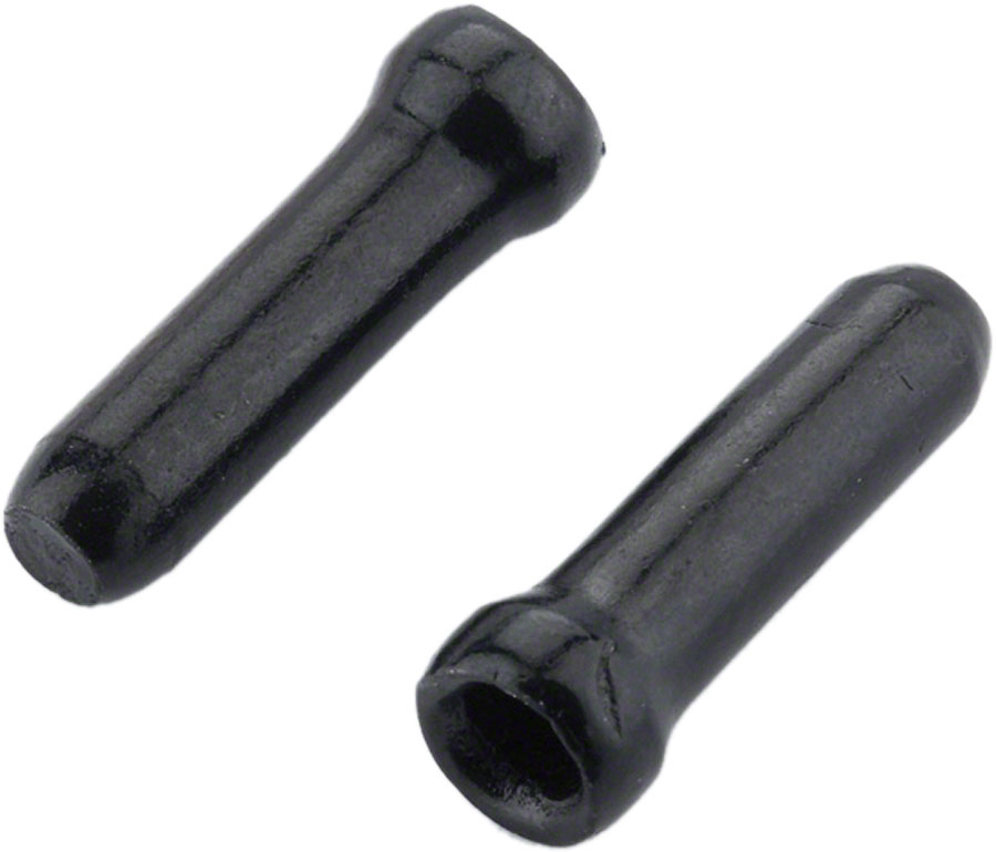 Jagwire 1.8mm Cable End Crimps, Black, Bag of 20






