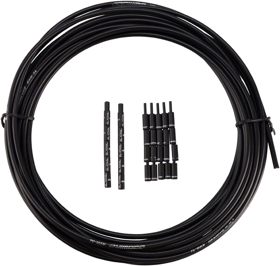 Jagwire 5mm Pro Compressionless Brake Housing with Slick-Lube Liner 10M Roll, Black 