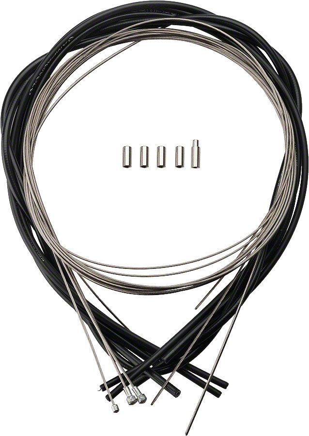 Campagnolo Ultra Low Friction Cable and Housing Set for Brakes and Derailleurs, Black