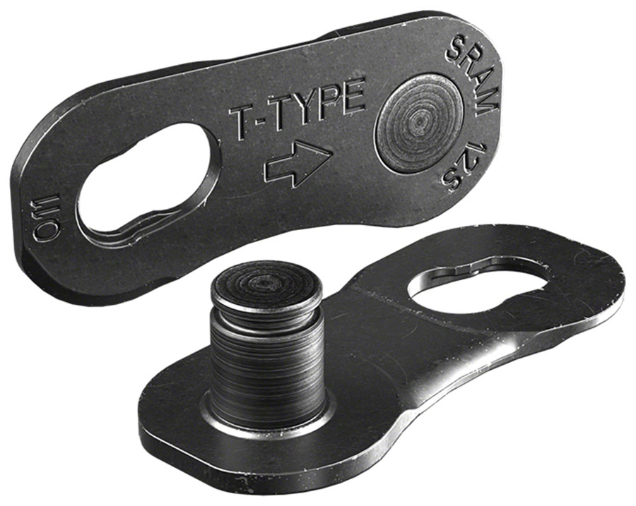SRAM Eagle T-Type PowerLock Flattop Connector Link - 12-Speed, For Eagle T-Type Flattop Chain Only, Black, 50 Pack