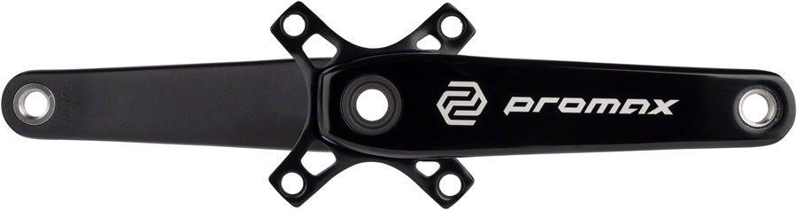 Promax HF-2 Crankset - 180mm, 24mm Spindle, 2-Piece, Black 
