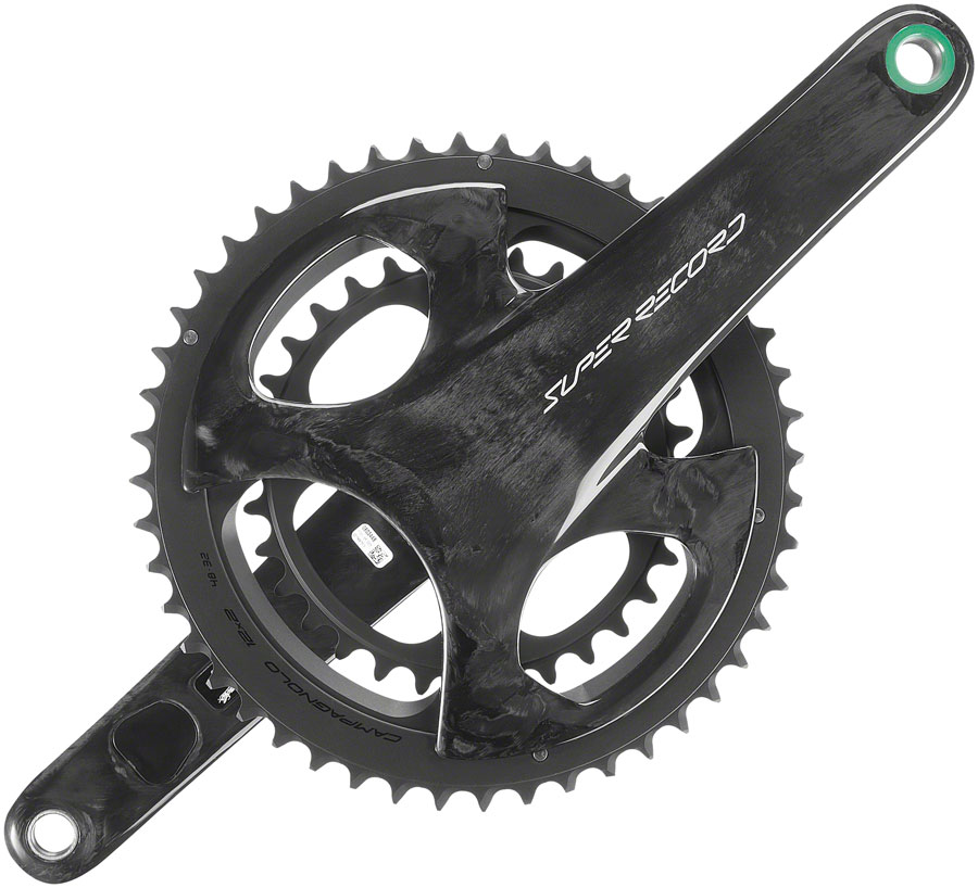 Campagnolo Super Record Wireless Crankset - 170mm, 12-Speed, 50/34t, Campy 121/88 Asym BCD, Ultra Torque Spindle, Carbon 
