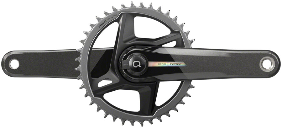 SRAM Force 1 AXS Wide Power Meter Crankset - 172.5mm, 12-Speed, 40t, Direct Mount, DUB Spindle Interface, Iridescent Gray, D2






