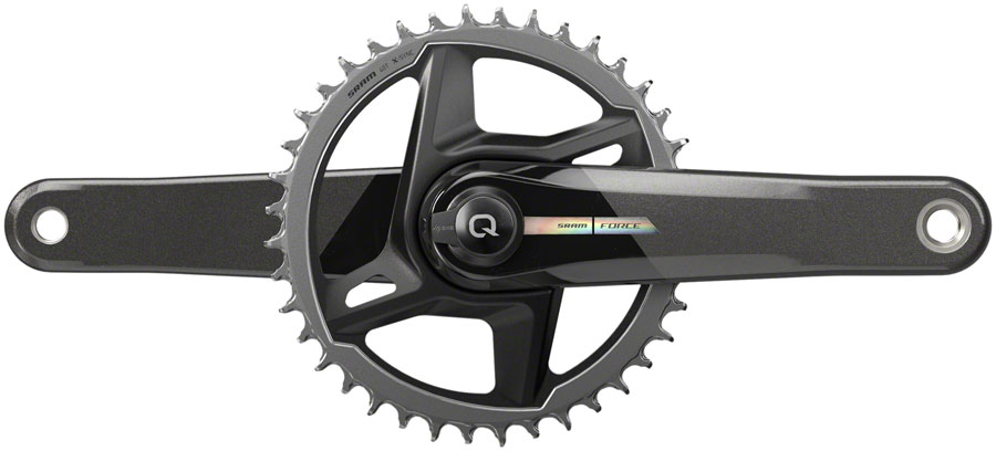 SRAM Force 1 AXS Wide Power Meter Crankset - 165mm, 12-Speed, 40t, Direct Mount, DUB Spindle Interface, Iridescent Gray, D2






