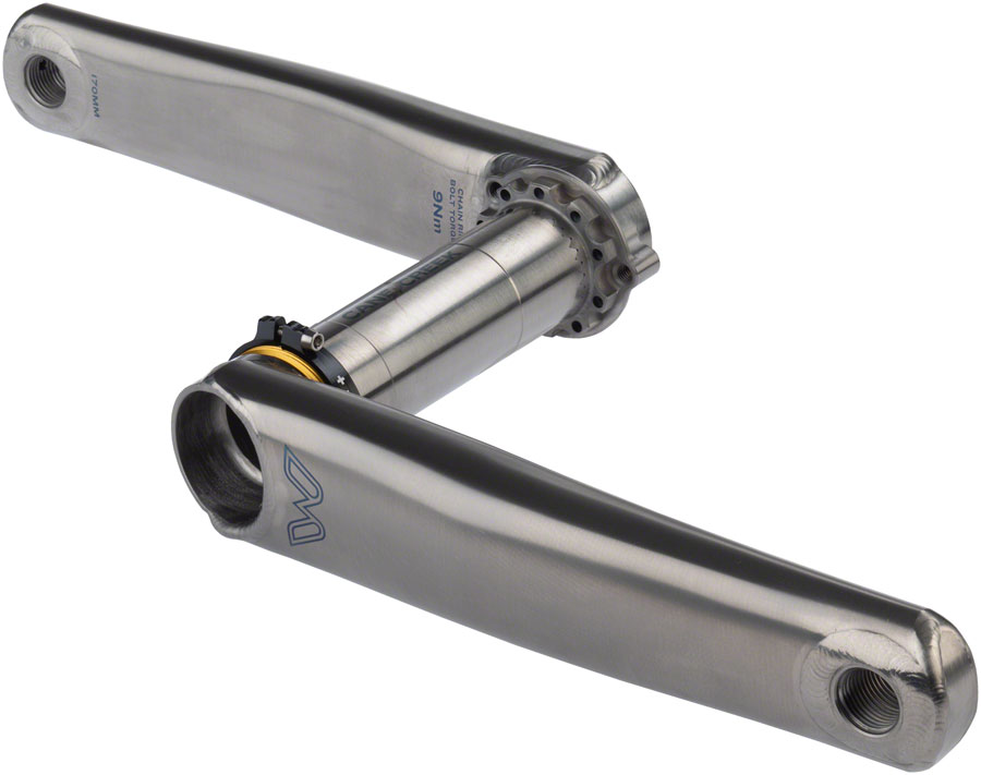 Cane Creek eeWings All-Road Titanium Crankset - 172.5mm, Direct Mount, 30mm Spindle, Brushed Titanium